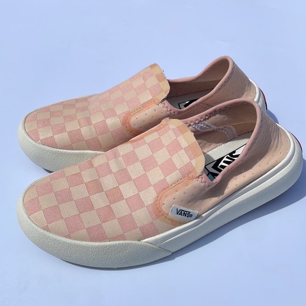 Vans Comfy Cush Checkerboard Slip Ons